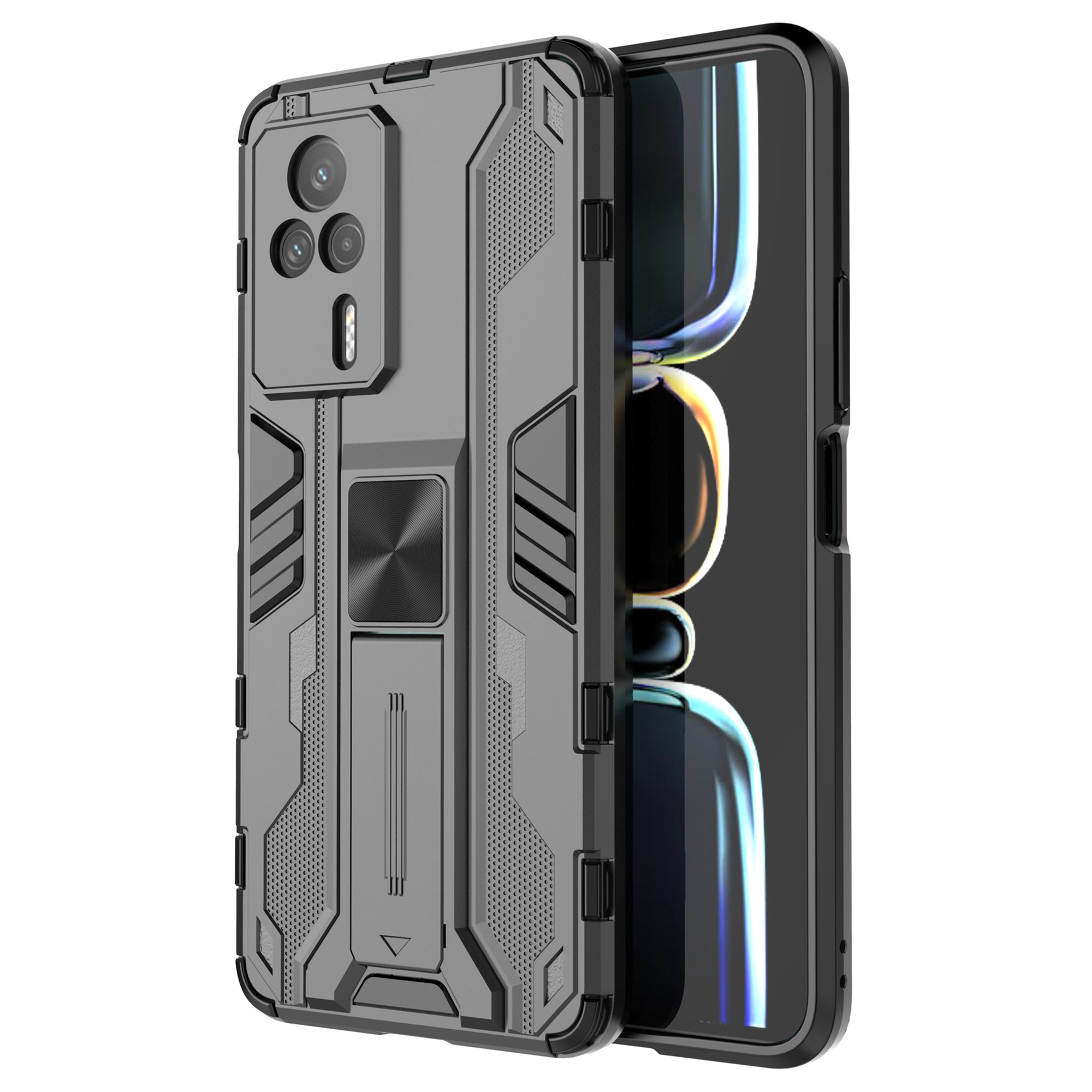 For Xiaomi Redmi K60E 5G Hard PC Soft TPU Drop Protection Phone Case Kickstand Shockproof Protective Cover For Xiaomi Redmi K60E 5G Hard PC Soft TPU Drop Protection Phone Case Kickstand Shockproof Protective Cover